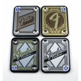 thumbnail image 2 of Standard 4 Bolt "Custom Built" Engraved or Printed Guitar Neck Plate - Choose from 4 Designs - Chrome, Gold or Black, 2 of 4