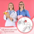 thumbnail image 2 of 6 Pcs Nurse Gifts for Women Keychains Bulk Nurses Appreciation Gifts Nurses Week Gift Graduation Presents Thank You Gift for Nurse Day, 2 of 6