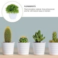 thumbnail image 6 of GETAJGHSD Artificial Plants Decoration Simulated Plant Bonsai Plastic Green 2Pcs 5.5x5.5in, 6 of 8