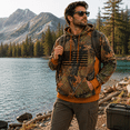 thumbnail image 6 of TrailCrest by Treel Men's Hoodie Sweatshirt - Comfortable, Stylish Camo Jacket for Outdoor Activities, Hunting and Casual Wear, Camo & Brown, 2X, 6 of 8