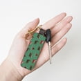 thumbnail image 4 of Wukai Christmas Dachshund Print Leather Car Keychain, Universal Key Fob Keychain, Leather Key Chain Holder for Men and Women,360 Degree Rotatable, 4 of 5