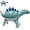 Stegosaurus Blue, variant on Self Standing Unicorn Animal 4D Foil Balloons For Unicorn Theme Kids Birthday Wedding Rainbow Party Baby Shower Toy Decorations