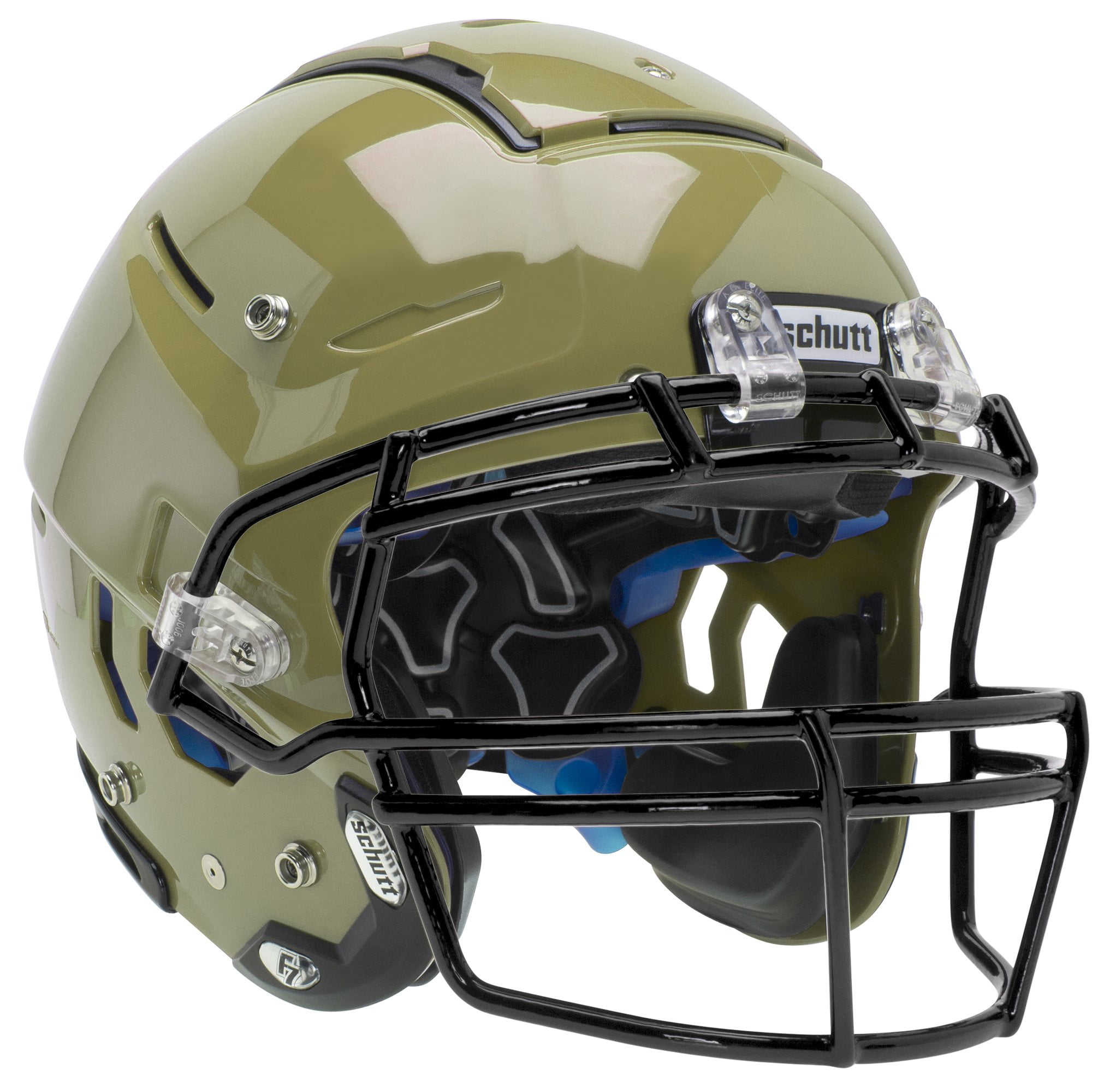 Schutt F7 LX1 Youth Football Helmet (L, Metallic Vegas Gold)