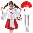 thumbnail image 1 of Anime japonés nueva luna creciente y estilo kimono mejorado platycodon grandiflorum bruja mujer traje de ropa de cosplay, 1 of 5