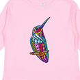 thumbnail image 4 of Inktastic Colorful Hummingbird Boys or Girls Long Sleeve Toddler T-Shirt, 4 of 5
