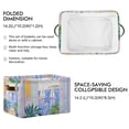 thumbnail image 2 of Yayeee 2 Pack Canvas Storage Basket with Handles for Shelves Fabric Bins Closet Organizer, Seaside Boat, 2 of 8