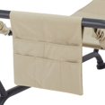 thumbnail image 2 of Mainstays Belden Park Polyester Hammock with Stand and Pillow, Brown 90.55" L x 38" W x 32" H, 2 of 6