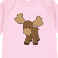 thumbnail image 4 of Inktastic Cute Moose Boys or Girls Long Sleeve Baby Bodysuit, 4 of 5