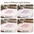 thumbnail image 7 of ODIKA 8'x10' Washable Area Rug Non-Shedding, Easy Care, Round Pastel Carousel Motif Interlocking Scroll Traffic Storybook for King Size Bedroom Under Bed, Master Suite, 7 of 7