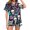 White women halloween 2 piece sets a1, variant on Bzdzmqm Women Halloween 2 Piece Sets Print Short Sleeve Round Neck Casual Outfits Breathable Cool Shorts Lounge Set, White S