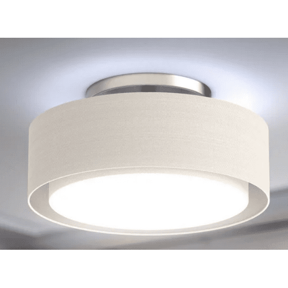 KODA Duo-Mount Fabric Drum Ceiling Light