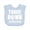 AE-Light Blue, variant on Inktastic Touchdown Season Football Boys or Girls Baby Bib
