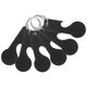 thumbnail image 1 of Milisten 6Ud Token Para Carrito Con Llavero Negro De Material Seguro Y Clásico Para Uso Diario, 1 of 8