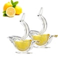 thumbnail image 4 of Exprimidores de frutas manuales con forma de pájaro, 2 uds., Clip acrílico para limón, exprimidor de naranjas, herramientas Hugtrwg Libre de BPA, 4 of 9