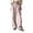 Pink*, variant on RUTAYY Women's Wide Leg Pants Elastic Waist Drawstring Solid Color Side Pockets Relaxed Fit Casual Trousers Pink
