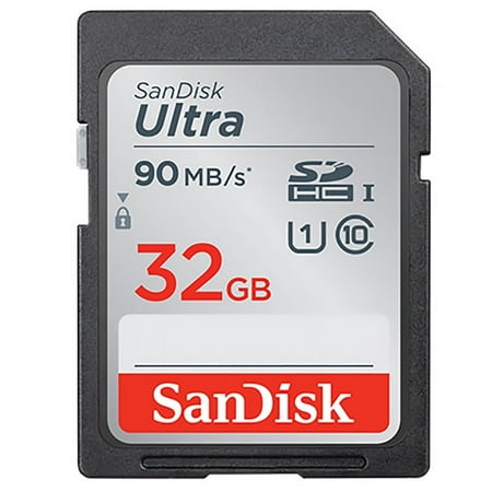 Image of Sandisk 32GB 90Mb/S Ultra Class 10 UH-1 SDHC/SDXC Memory SD Cards