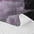 thumbnail image 5 of Erosebridal Textured Square Quilt King for Women Men, Abstract Block Print King Coverlet Set, Purple, 3pcs, 5 of 7