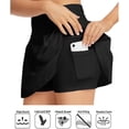 thumbnail image 5 of Pxiakgy skirts for women Women Tennis Skirts Inner Shorts Elastic Sports Golf Skorts With Pockets Black + XS, 5 of 7