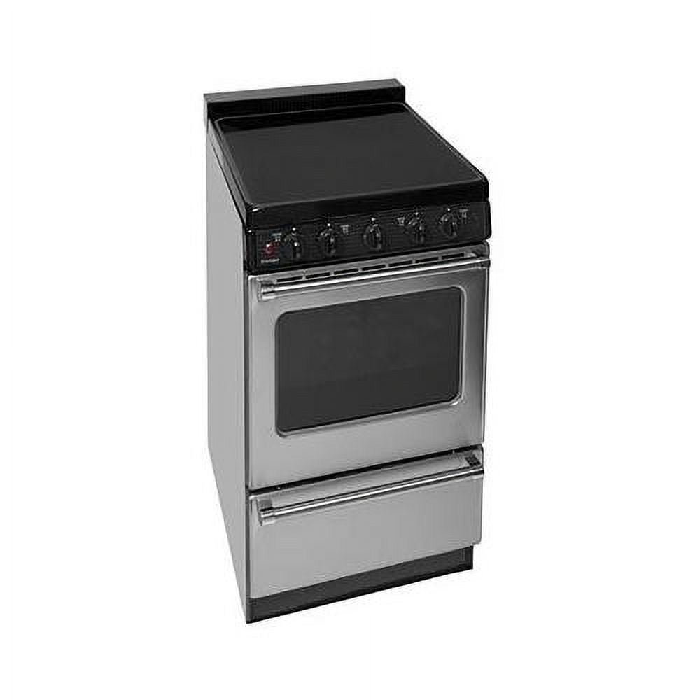 PREMIER EAS7X0BP  FREESTANDING SMOOTHTOP ELECTRIC RANGE Stainless Steel