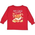 thumbnail image 3 of Inktastic My Gigi Loves Me- little fox Boys or Girls Long Sleeve Toddler T-Shirt, 3 of 5