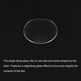 thumbnail image 3 of Uxcell 8 Pack 29mm Dia. Watch Glass Crystal Lens, Single Dome Round 1.5mm Edge Thickness Clear, 3 of 5