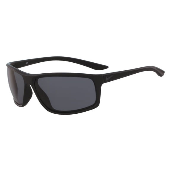 NIKE ADRENALINE - EV1112G_001, WRAP SUNGLASS, MATTE BLACK FRAME & GREY LENS