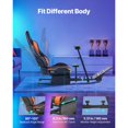thumbnail image 5 of Racing Wheel Stand, Heavy-Duty Simulator Cockpit Steering Wheel Stand, Fit Logitech G25, G27, G29, G920, G923, Thrustmaster T300RS, TX F458, T500RS, T3PA-PRO (F1/GT) and CSR Pedals, 5 of 6