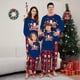 thumbnail image 1 of Ropa navideña familiar pijamas de invierno para el hogar nuevos Europa y Estados Unidos traje de manga larga con estampado navideño, 1 of 5