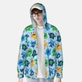 thumbnail image 3 of Picia Cartoon Monster Women's Men's UPF 50+ Sun Protection Hoodie Shirt Long Sleeve SPF Fishing Outdoor UV Hiking Lightweight Shirts-X-Large, 3 of 9