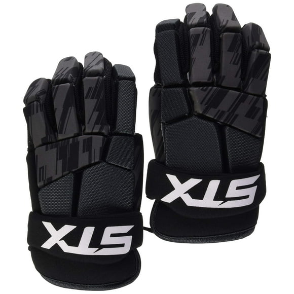 STX Lacrosse Stallion 75 gloves, Black, XX Small, Pair
