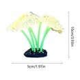 thumbnail image 6 of Glow In Dark Silicone Sea Anemone Ornament, Luminous Artificial Coral Plant Fish Tank Decor Aquarium Landscape Underwater Decoration in 5 Colors, 6 of 6