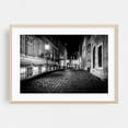 thumbnail image 2 of Griechengasse B&W - Vienna Austria Photography Black and White Street Photography Architecture City Nightlife Vintage Scenic Unframed Wall Art Print 20 x 28 inches, 2 of 7