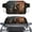 Bear Forest American Flag, variant on Xoenoiee Panda Moon Flower Leaves Print Car Windshield Cover for Ice and Snow, Windshield Snow Cover for Snow, Ice, UV, Car Windshield Cover Universal Fits Most Cars, Trucks, Vans, SUVs