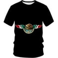 thumbnail image 1 of Mexican Flag T-Shirt Spanish Birthday Gift Name Lopez T-Shirt, 100% Cotton Printed Round Neck Short Sleeve T-Shirt, Gift for Men Dad Husband Grandpa, S-XXXL, 1 of 6