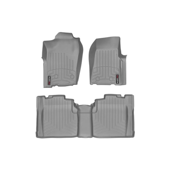 WeatherTech Custom Fit FloorLiners compatible with 2011-2011 Ford Ranger - 1st & 2nd Row, Grey