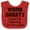 Red and White, variant on Inktastic Womb County I Just Did 9 Months on the Inside Boys or Girls Baby Bib