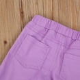 thumbnail image 4 of Toddler Kid Little Girls Denim Jeans Bell Bottom Flare Pants Long Pants, 4 of 6