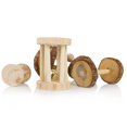 thumbnail image 3 of Hamster Chew Toy Wood 5PCS Bite Proof Parrot Biting Toy Small Animal Cage Toy, 3 of 10