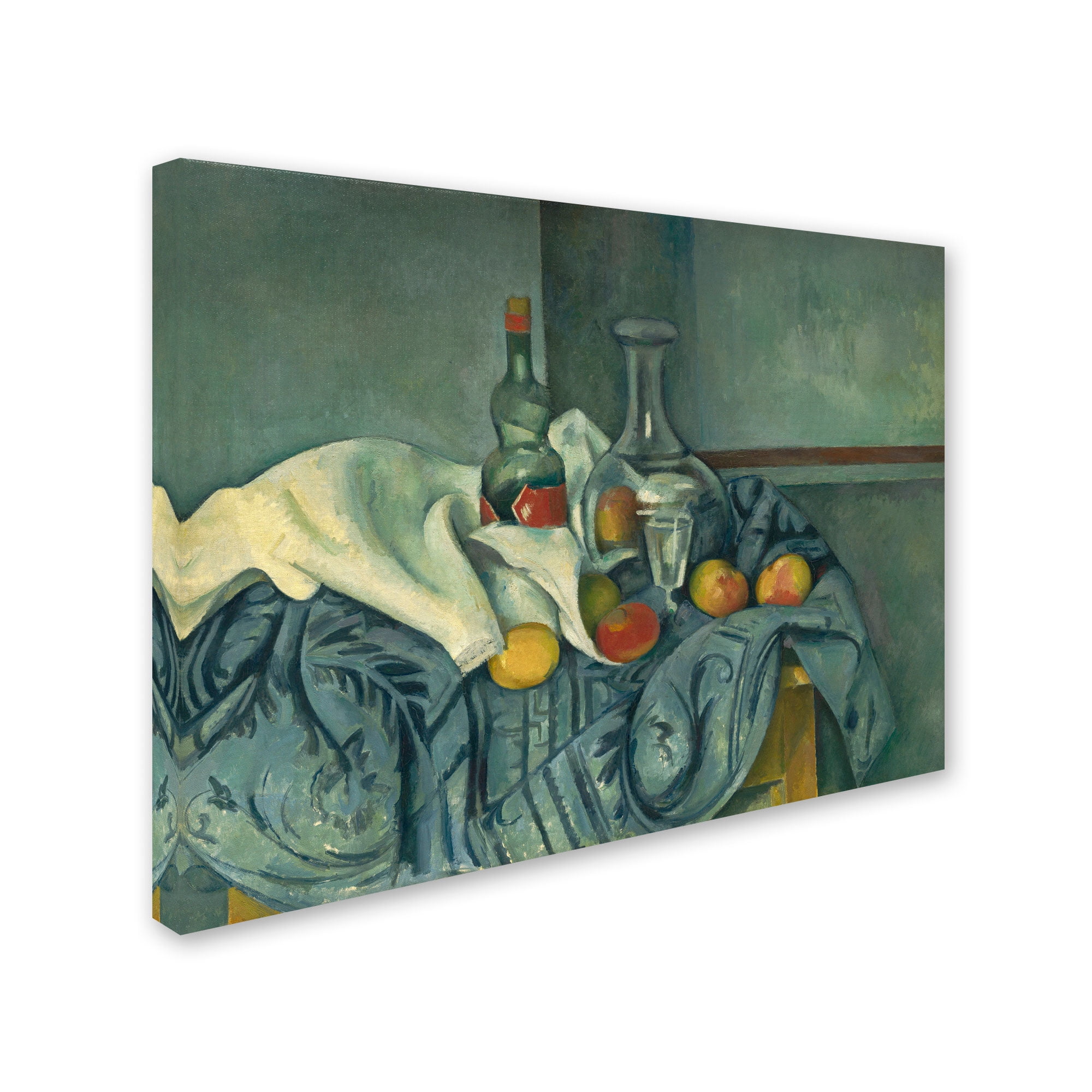 Trademark Fine Art "The Peppermint Bottle" 1893-95 Canvas Art by Paul Cezanne