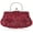 Burgundy, variant on Evening Clutch Bag for Women Kiss Lock Satin Purse Floral Handbag Wedding Purse Shoulder Clutch Party Bag with Chain
