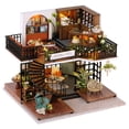 thumbnail image 2 of kusrkot DIY Miniature Doll House Craftship Construction Creative Wooden Handmade Durable, 2 of 9