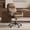Brown, variant on Spruce & Spring Modern Ergonomic Swivel Office Chair with Bentwood Arms, Upholstered High Back Desk Chair with Tilt Function and Durable Metal Base, Khaki
