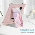 thumbnail image 3 of Fintie Stand Case for 6.8" Kindle Paperwhite (11th Generation 2021) and Kindle Paperwhite Signature Edition - Premium PU Leather Sleeve Cover with Card Slot and Hand Strap, Glittering Marble, 3 of 9
