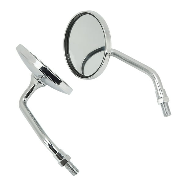 Espejo retrovisor universal de 3,4 pulgadas, espejos retrovisores de manillar de visión amplia para motocicleta