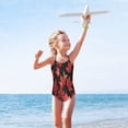 thumbnail image 6 of Girls' One-piece Swimsuit Cross Back Bathing Suit Beach Surfing Sizes 3T-10T Maple Leaves and Fireflies, 6 of 9