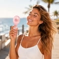 thumbnail image 6 of Portable Handheld Mini Neck Fans, Personal Fan Ventilador Recargable, Fans that Blow Cold Air USB Chill Pill Fans for Travel Beach Camping Hiking, 6 of 7