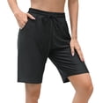 thumbnail image 4 of Charmo Short de Bain pour Femmes, Boardshort à Jambe de Garçon avec Culotte Intégrée, Bas de Maillot de Bain de Plage, 4 of 6
