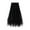 Black, variant on XZNGL Women Irregular Long Tulle Skirts Elastic High Waist Mesh Tulle Tutu Maxi Skirt