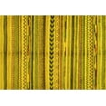 thumbnail image 1 of Ahgly Company Indoor Rectangle Abstract Yellow Modern Area Rugs, 3' x 5', 1 of 4