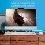 HP 22-df0003w 21.5 FHD Celeron G5900T 3.2GHz Intel UHD Graphics 610 4GB RAM 256GB SSD Win 10 Home أو أعلى أبيض